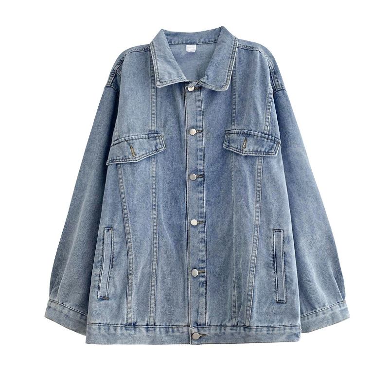 2023 Casual Denim Jackets Loose Fashion Topit