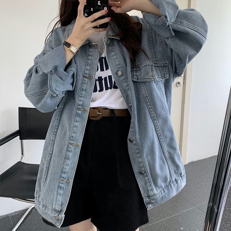 2023 Casual Denim Jackets Loose Fashion Topit