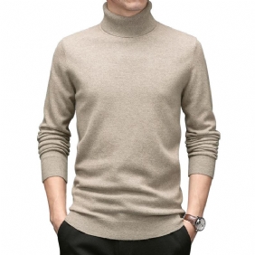 Miesten Turtleneck Neulepusero Thick Section Slim Fit