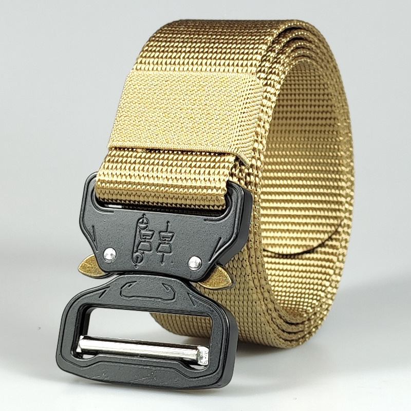 Cobra Buckle Outdoor Tactical Belt Miesten Nylon Sports Canvas