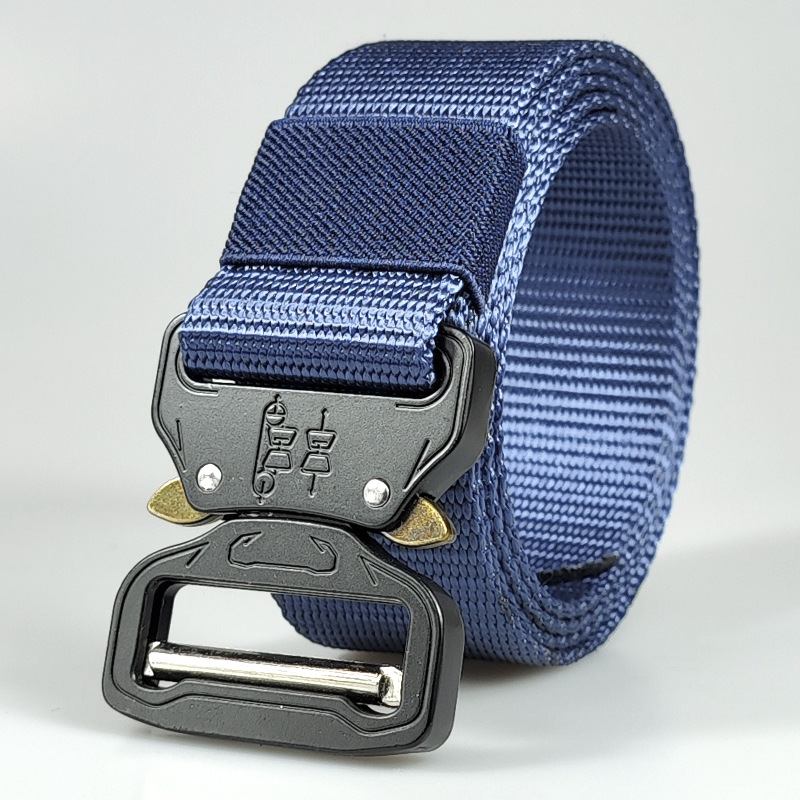 Cobra Buckle Outdoor Tactical Belt Miesten Nylon Sports Canvas