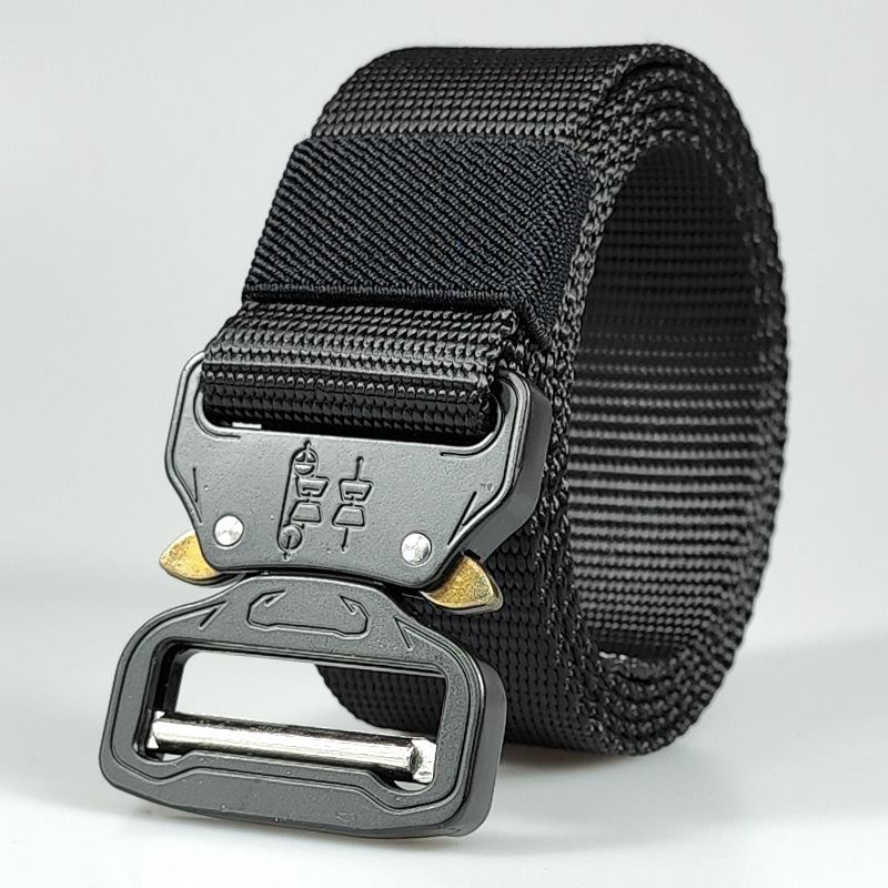 Cobra Buckle Outdoor Tactical Belt Miesten Nylon Sports Canvas