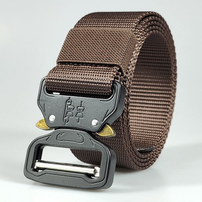 Cobra Buckle Outdoor Tactical Belt Miesten Nylon Sports Canvas