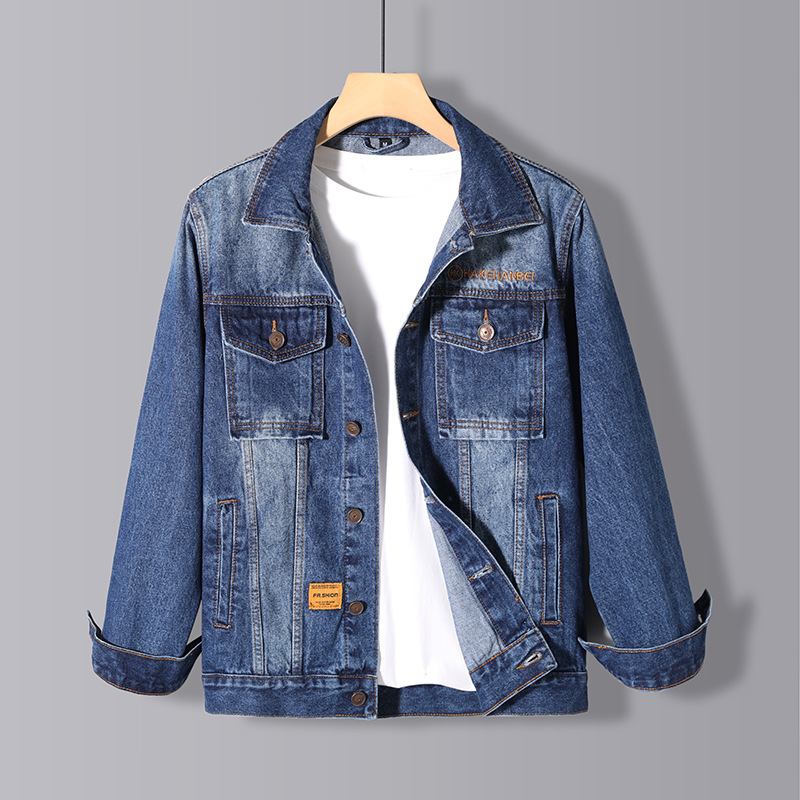 Ulkovaatteet Miesten Thin Denim Jackets Trend