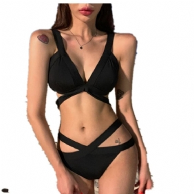 2023 Uudet Uimapuvut Naisellinen Bikinit Kauniit Selkäpuolet Kolmen Pisteen Hihnalla Jaettu Uimapuku