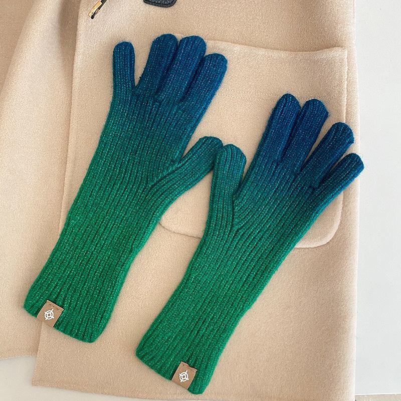 Gradient Gloves Uudet 2023 Sormeton Kosketusnäyttö Käsineet Talven Lämpimät Muotihanskat