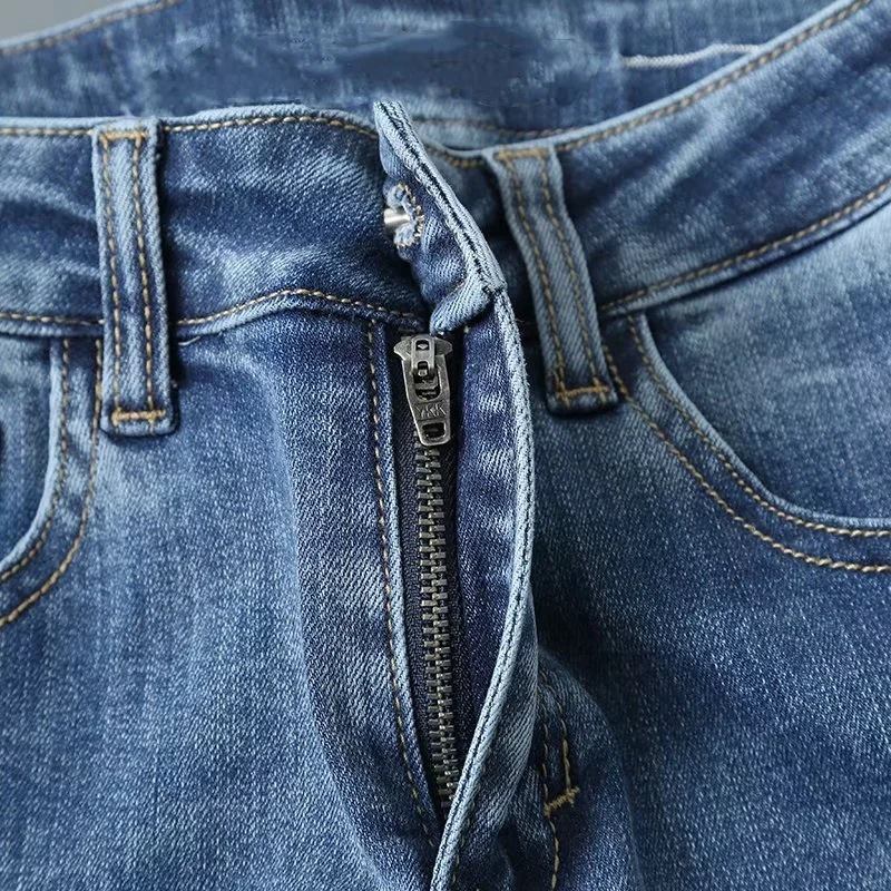 Naisten Vapaa-ajan Housut Pehmeä Korkea Bootcut Denim