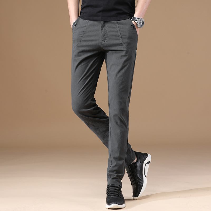 2023 Komeat Casual Miesten Rento Housut Slim-fit Miehet