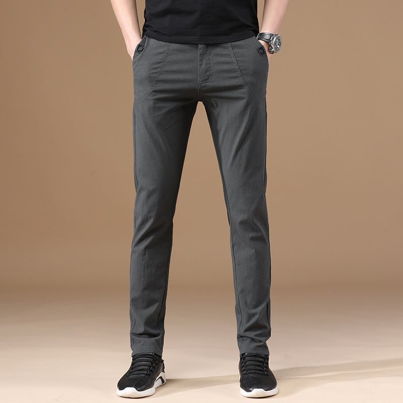 2023 Komeat Casual Miesten Rento Housut Slim-fit Miehet