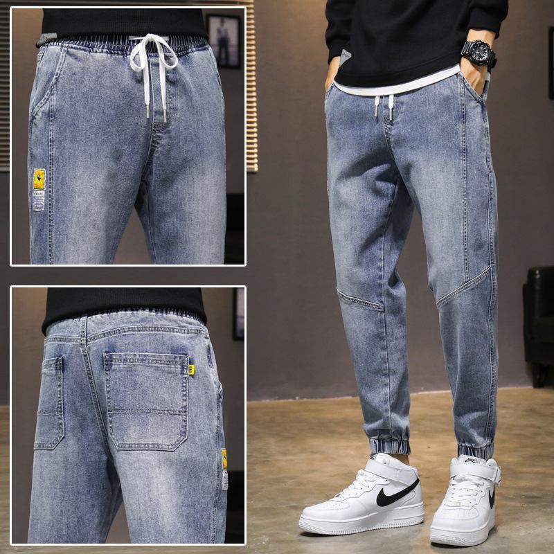 Cargo Jeans Miesten Vapaa-ajan Housut 2023 Suorat