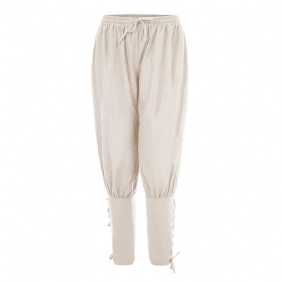 Lounge Pants Miesten Housut Nilkkahihna Show Solid