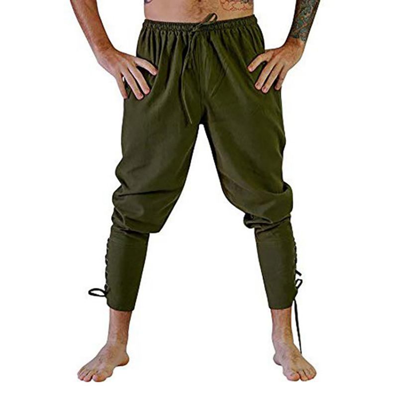 Lounge Pants Miesten Housut Nilkkahihna Show Solid