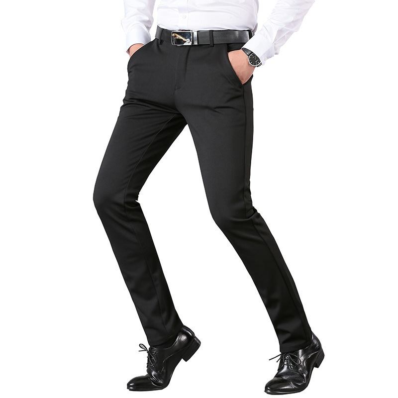 Miesten Housut Stretch Business Casual -housut Suorat