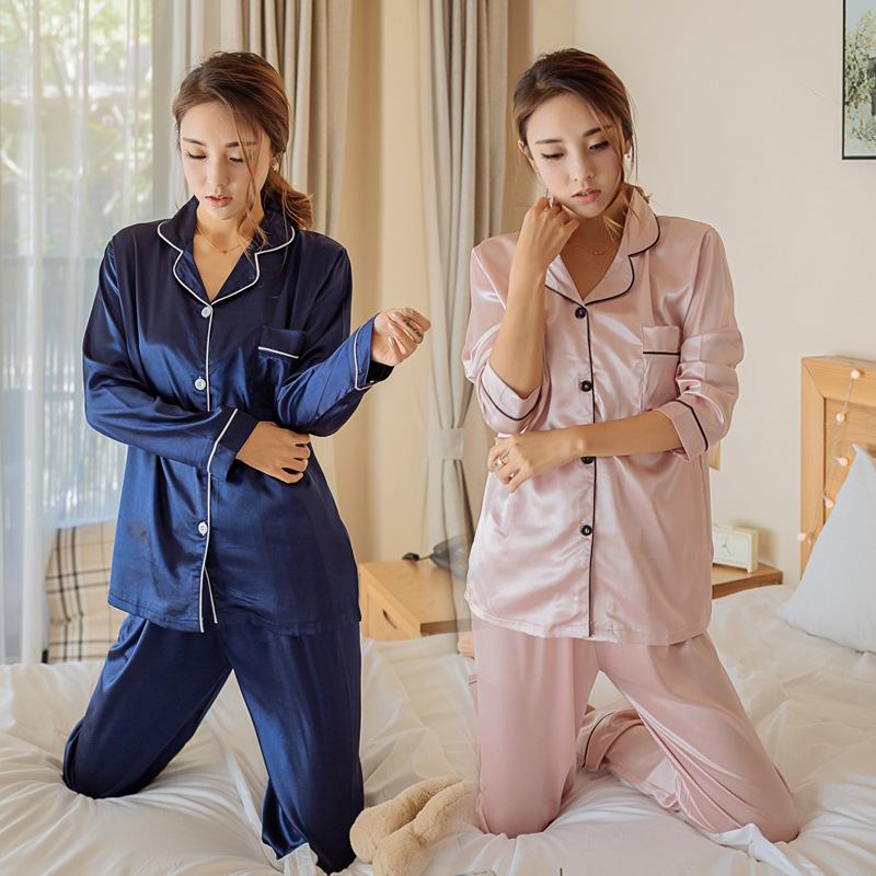 Naisten Pyjamat Rento Rintaneuletakki Loungewear Pitkähihaiset Puvut