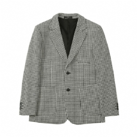 Kevät 2023 Blazers Casual Suit Slim Plaid -takki Houndstooth