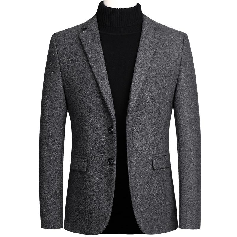 Uusi Takki Business Casual Miesten Blazers Yksirivinen Kaksi Nappia