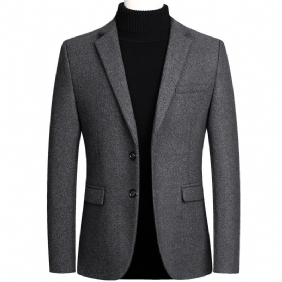 Uusi Takki Business Casual Miesten Blazers Yksirivinen Kaksi Nappia