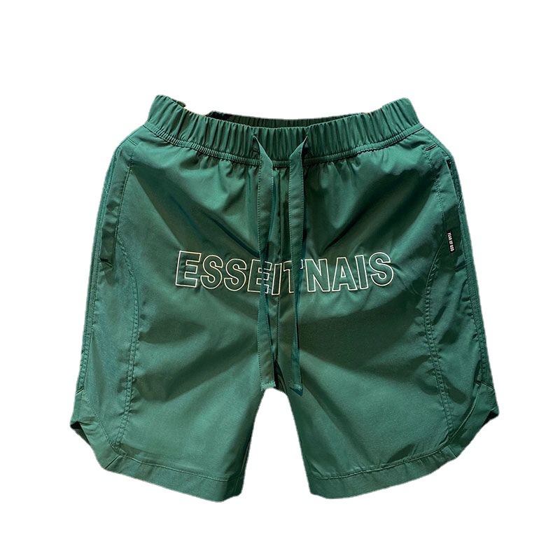 Brodeeratut Shortsit Miesten Five Point Sports Summer Thin Section