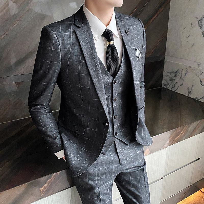 Trend Casual Suit Miesten Slim Business Coat Komea Formal