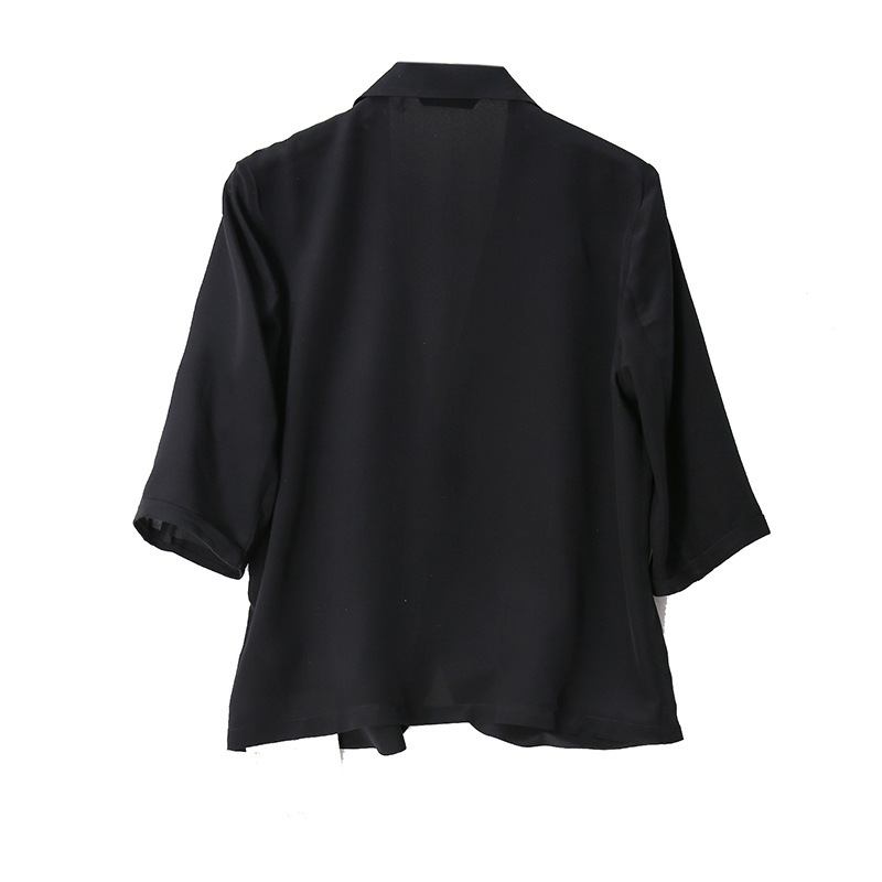 Black Blazers Cropped Naisten Takki Elegance