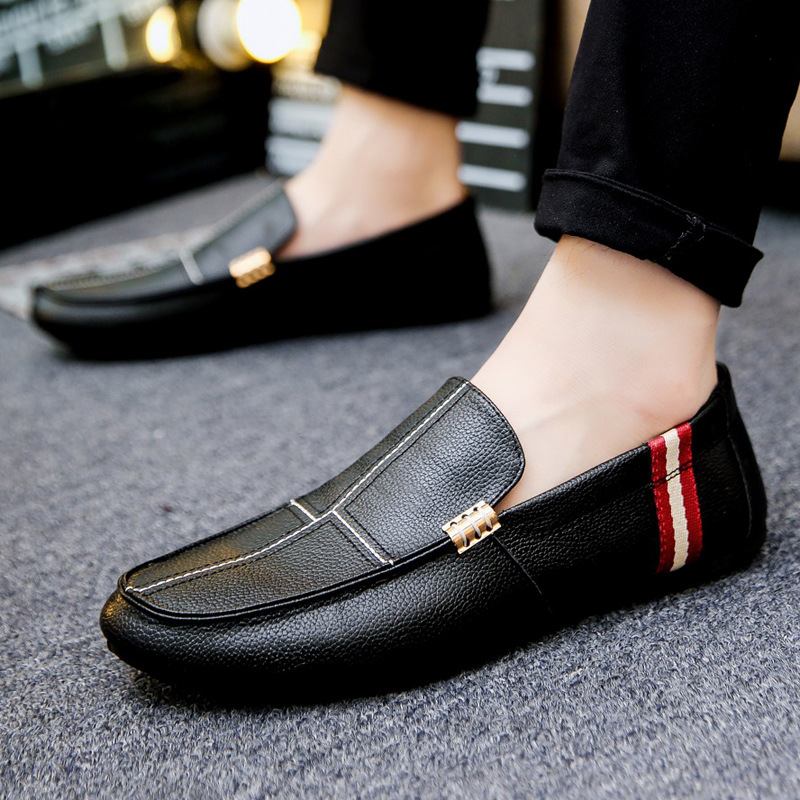 Miesten Kengät 2023 Uudet Herneet Slip-on Kevätloaferit Valkoiset Vapaa-ajan