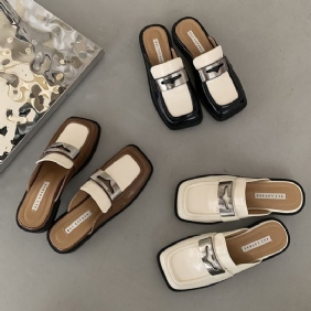 Baotou Tossut Naisten Kevät Ja Kesä Uudet Sandaalit Kengät Litteät Muulit Rento