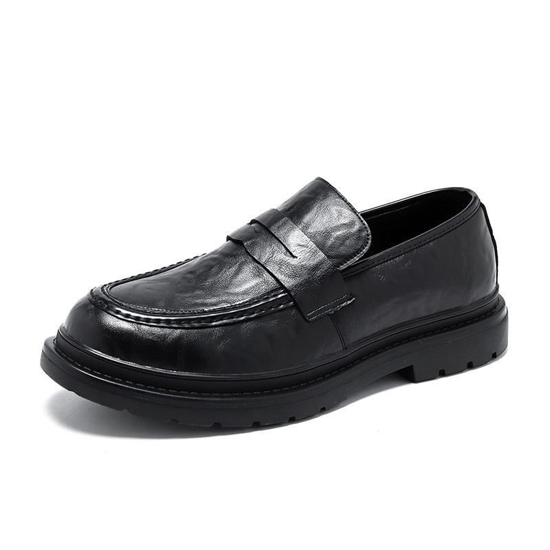 Doudou Kengät Miesten Business Casual Syksy Häät Sulhasen Juhlavaatteet Juhlakengät Aitoa Nahkaa Slip-on Tasaiset