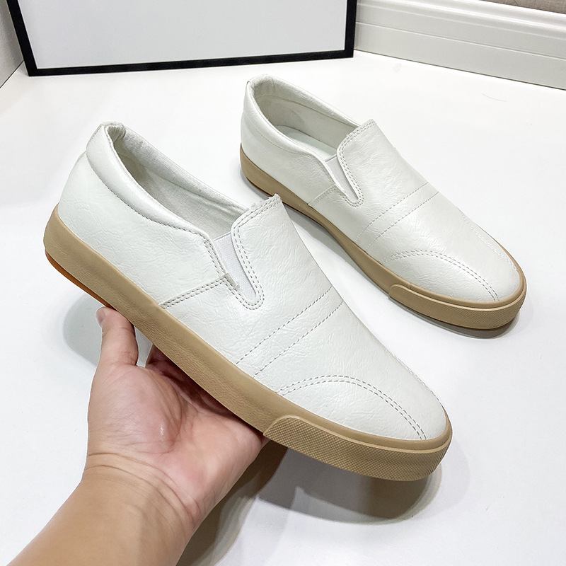 Slip On Casual Joustavat Miesten Kengät Matalat Mekkokengät Kesäiset Kevyet Kumikengät Khaki Tasaiset